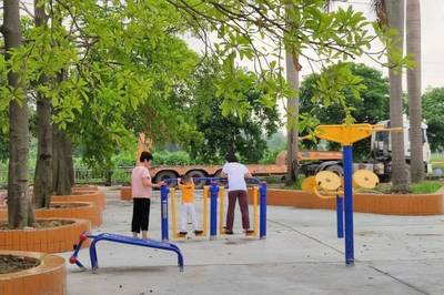 蘆苞鎮(zhèn)村前空地變身多功能休閑小公園，推動村民健康生活與技術轉讓融合發(fā)展